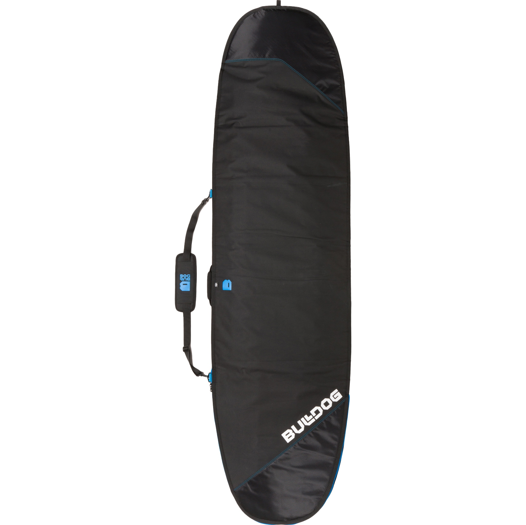 2026 Bulldog Core Mini Mal Surfboard Bag BDBBCMM - Black / Cyan